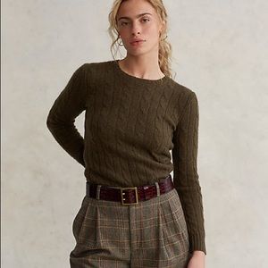 Ralph Lauren Cable-Knit Cashmere Sweater